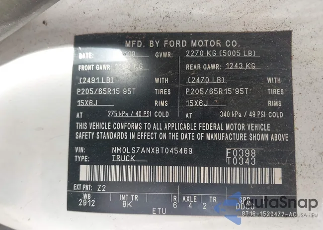 NM0LS7ANXBT045469: 43202539