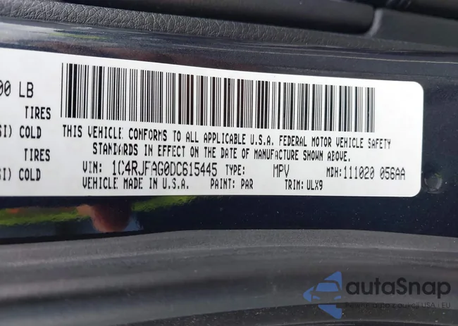 1C4RJFAG0DC615445: 43201769