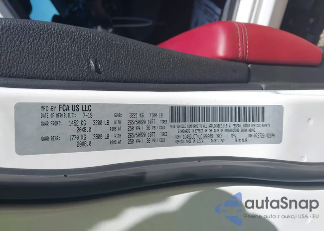 1C4SDJCT4LC100209: 43201802