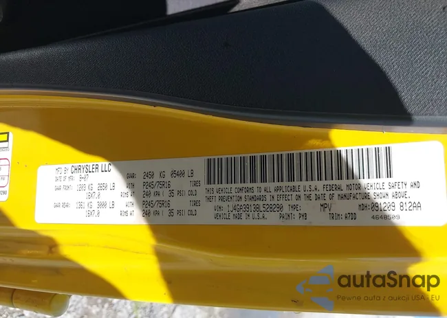 1J4GA39138L528290: 43201819