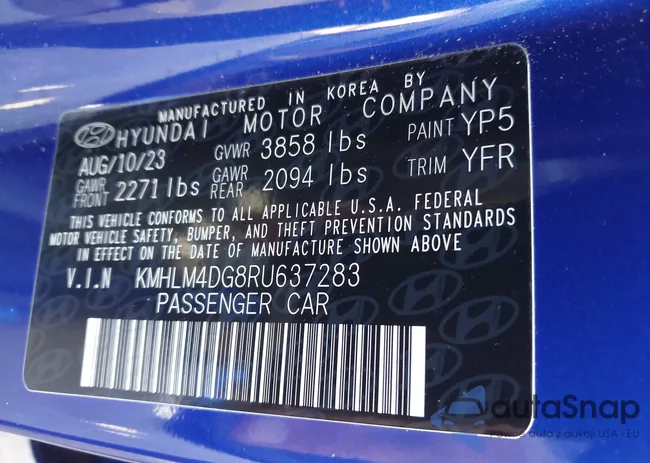 KMHLM4DG8RU637283: 43202951