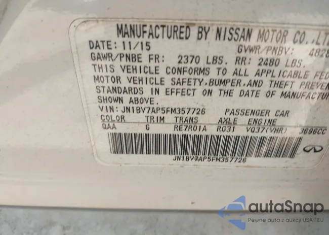 JN1BV7AP5FM357726: 43202965