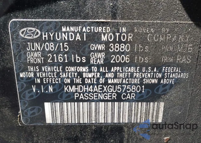 KMHDH4AEXGU575801: 43203007