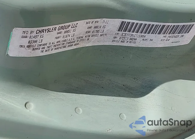 3C3CFFCR1CT153054: 43203093