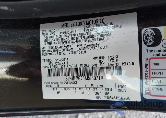 3LNHL2GC5AR650719: 43203367