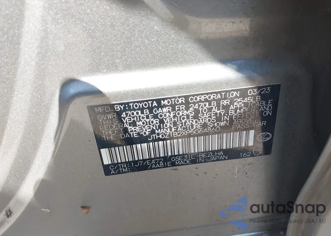 JTHGZ1B2XP5064860: 43202640