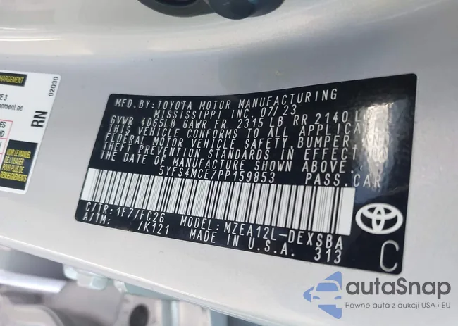 5YFS4MCE7PP159853: 43202933