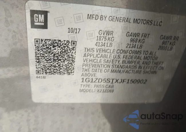 1G1ZD5STXJF150902: 43204050