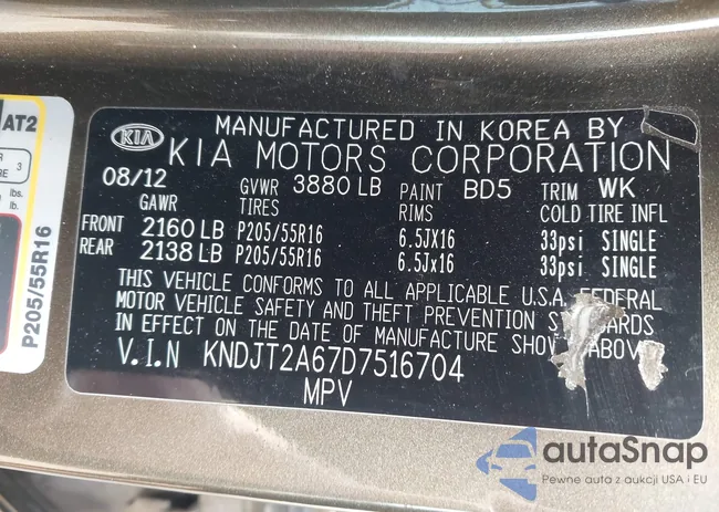 KNDJT2A67D7516704: 43204105