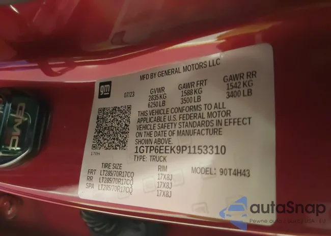 1GTP6EEK9P1153310: 43204280