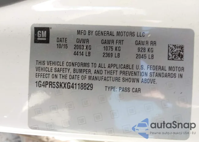 1G4PR5SKXG4118829: 43204285