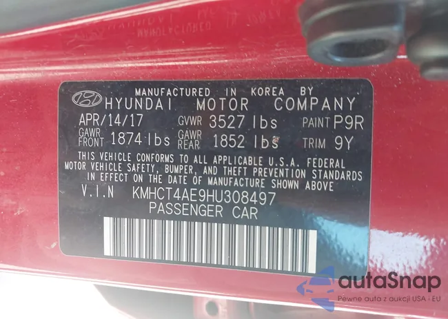 KMHCT4AE9HU308497: 43204288