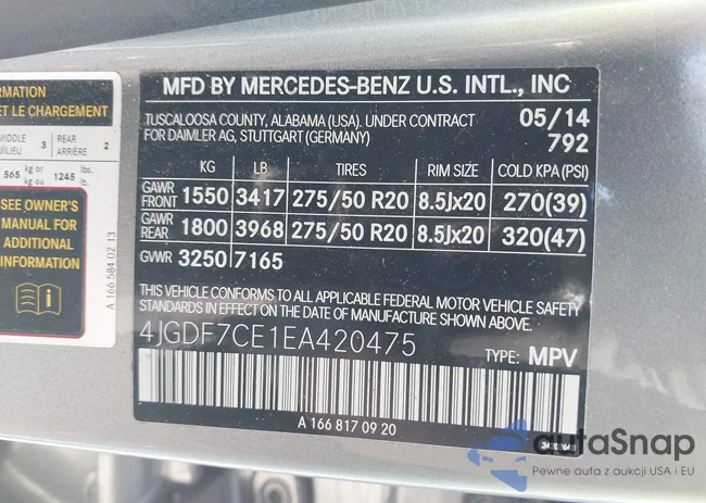 4JGDF7CE1EA420475: 43204313