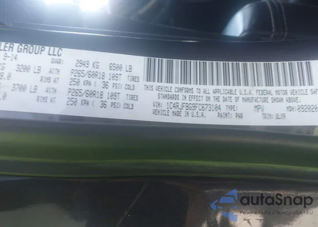 1C4RJFBG9FC673104: 43203549