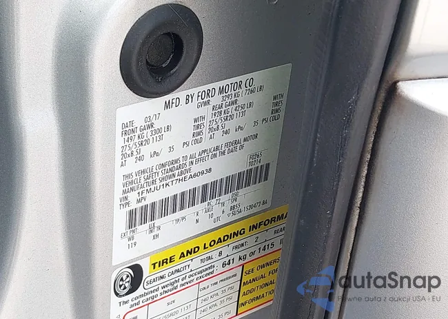 1FMJU1KT7HEA60938: 43203564