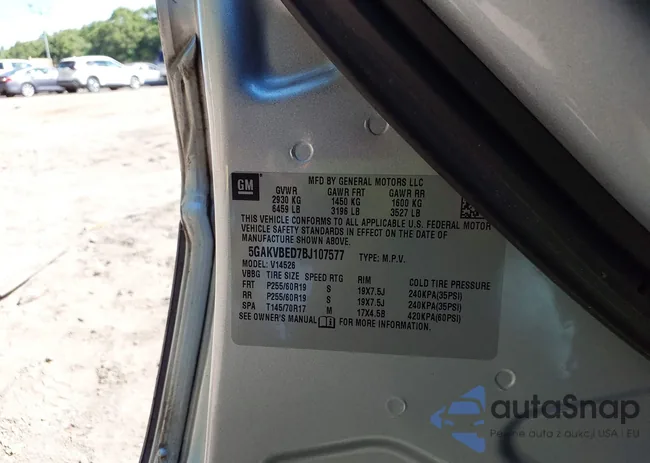 5GAKVBED7BJ107577: 43203624