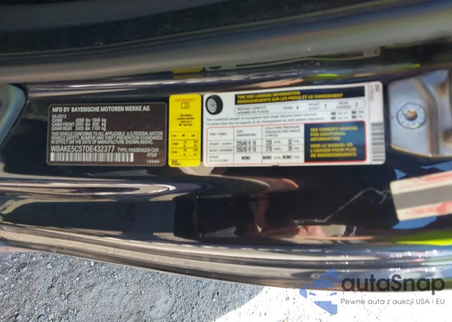 WBAKE5C57DE432377: 43203687