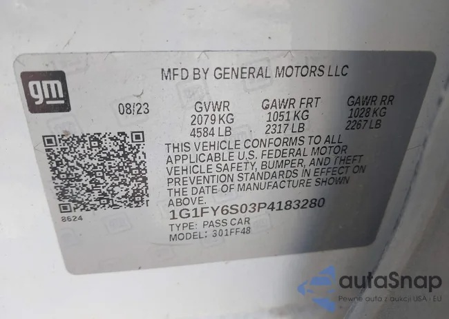 1G1FY6S03P4183280: 43203832