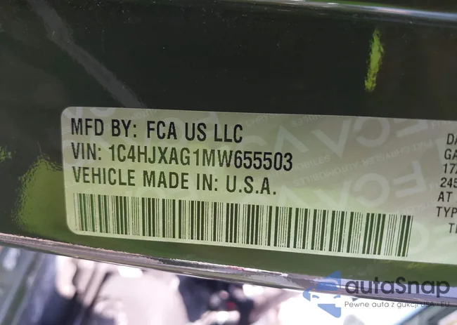 1C4HJXAG1MW655503: 43205085