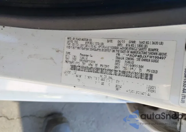 3FADP4BJXFM199497: 43205326