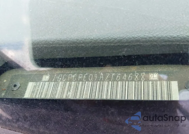 1GCPCPE09AZ164688: 43204911