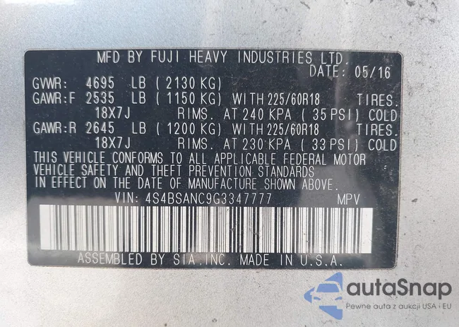 4S4BSANC9G3347777: 43205985