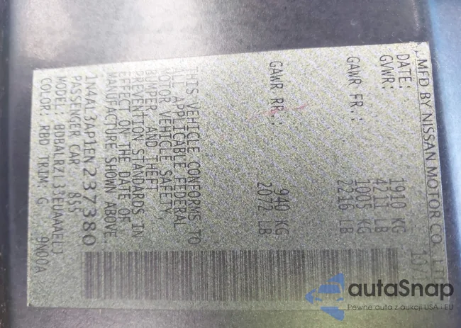 1N4AL3AP1EN237380: 43205994