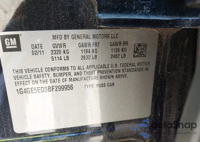 1G4GE5ED3BF299956: 43206008