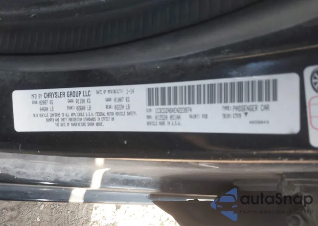 1C3CDZABXEN223974: 43206086