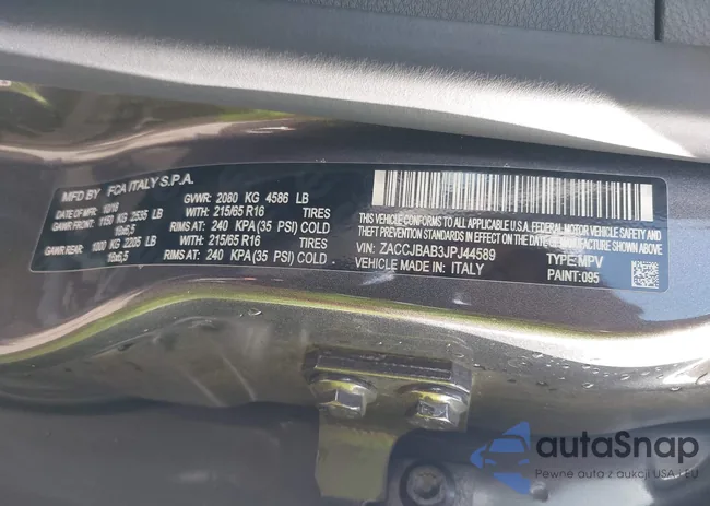 ZACCJBAB3JPJ44589: 43206125