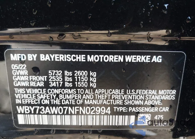 WBY73AW07NFN02994: 43206142