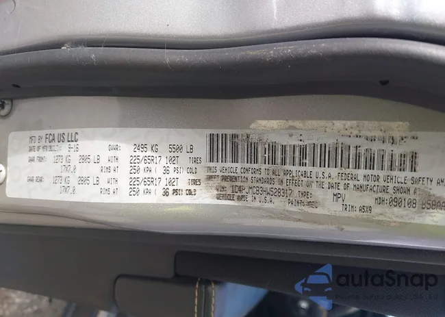 1C4PJMCB3HW528317: 43206281