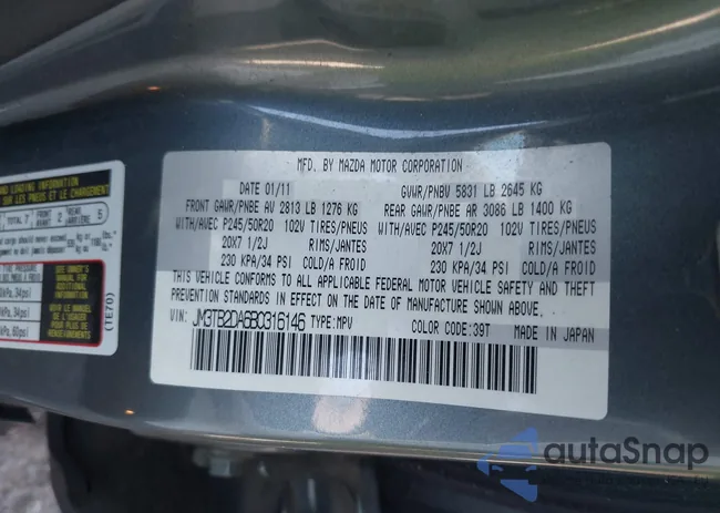 JM3TB2DA6B0316146: 43206407