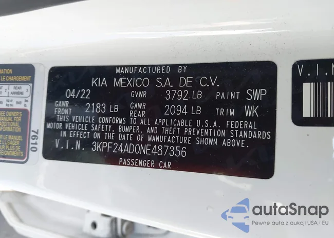 3KPF24AD0NE487356: 43206493