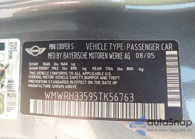 WMWRH33595TK56763: 43205660