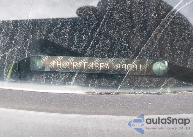 1HGCR2F36FA189001: 43205782