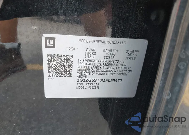 1G1ZG5ST0MF059472: 43205784