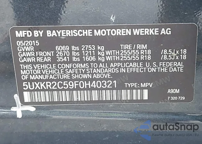 5UXKR2C59F0H40321: 43205815