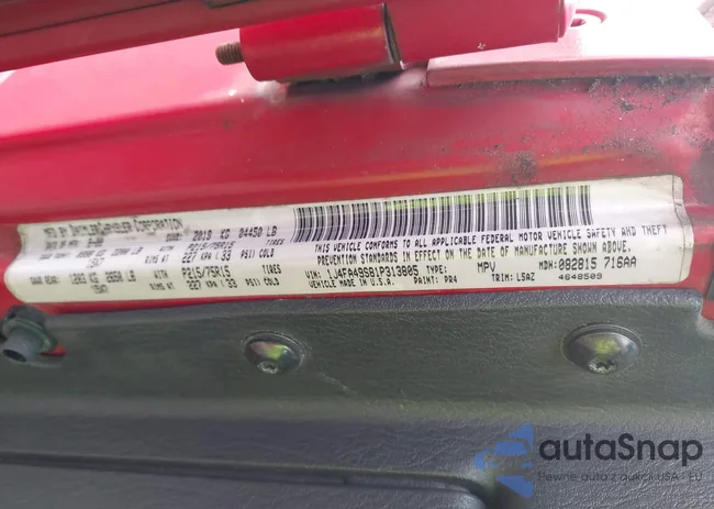 1J4FA49S81P313805: 43206992