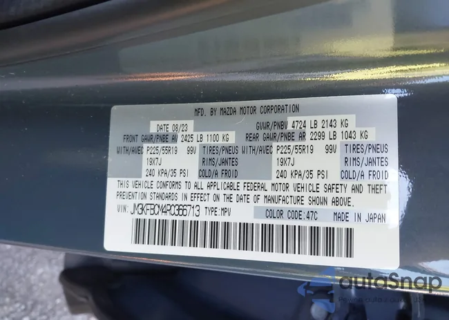 JM3KFBCM4R0366713: 43207320