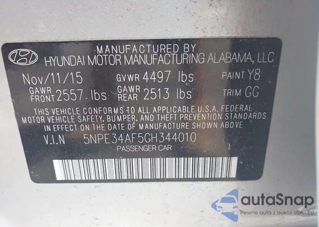 5NPE34AF5GH344010: 43207347