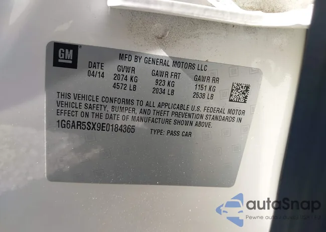 1G6AR5SX9E0184365: 43207372