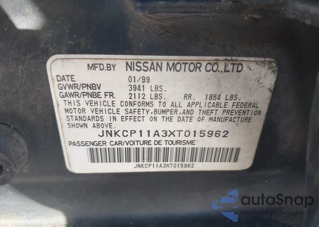 JNKCP11A3XT015962: 43206750