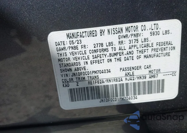 JN1DF0CD1PM704034: 43206883