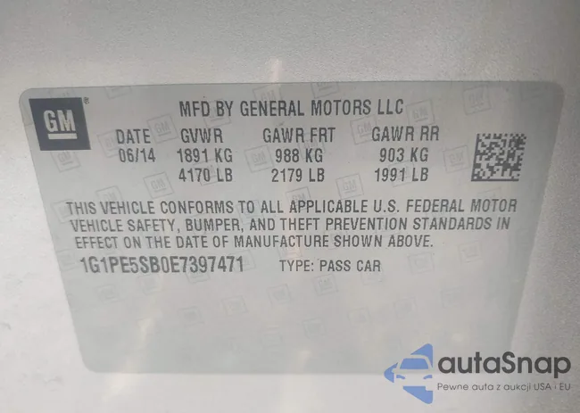 1G1PE5SB0E7397471: 43207965