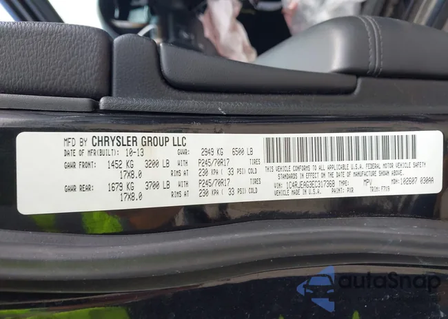 1C4RJEAG3EC317368: 43207988