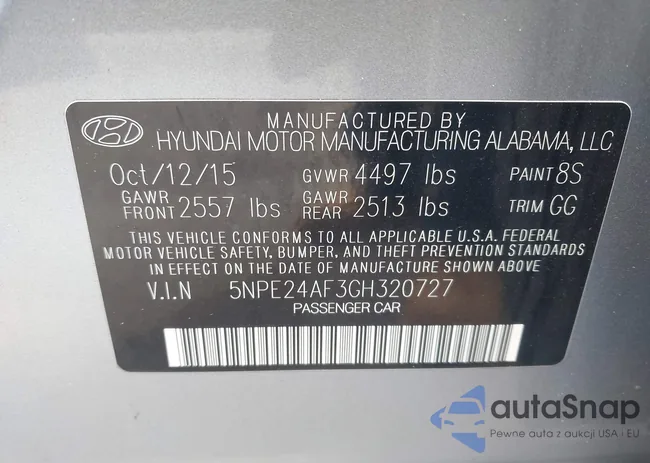 5NPE24AF3GH320727: 43208330