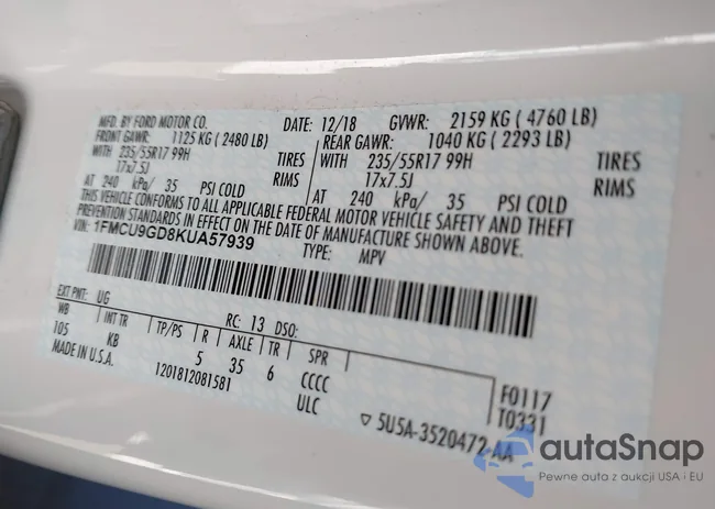 1FMCU9GD8KUA57939: 43208414