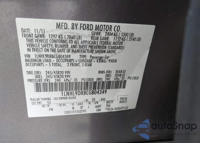 1LNHL9DR8CG804349: 43208455