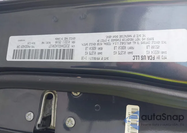 2C3CDXHG3JH230127: 43207544